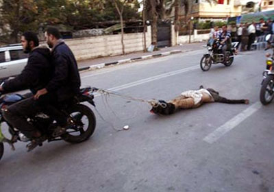 أرشيفية - واقعة سحل عناصر حزب الله لمواطنين متهمين بالتخابر